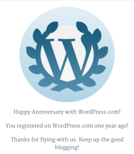 One Year With WordPress